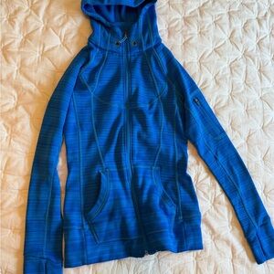Athleta Vibrant Blue Zip-Up Jacket